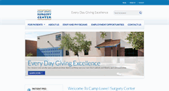 Desktop Screenshot of camplowellsurgerycenter.com